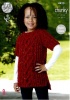 Knitting Pattern - King Cole 4420 - Chunky Tweed - Child's Sweater & Tunic